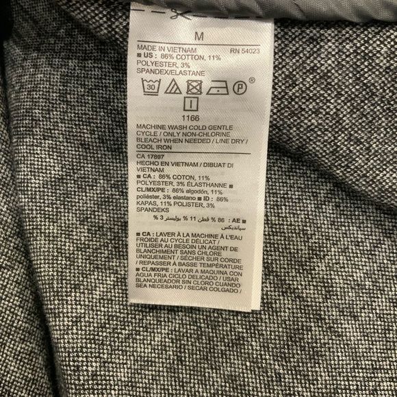 Old Navy Herringbone One Button Blazer M Black White - Picture 9 of 10